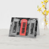 Durham Phonebox Karte (Gelbe Blume)