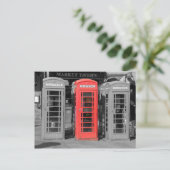 Durham Phonebox Postkarte (Stehend Vorderseite)