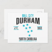 Durham Postkarte (Vorne/Hinten)