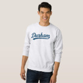 Durham Script Retro Design - Vintager City Prix Sweatshirt (Vorne ganz)