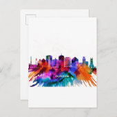 Durham Skyline Einladungspostkarte (Vorne/Hinten)