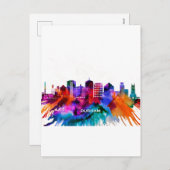 Durham Skyline Feiertagspostkarte (Vorne/Hinten)
