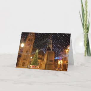 Durham-Weihnachtslichter Feiertagskarte