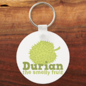 Durian die melodische Frucht Schlüsselanhänger (Vorderseite)
