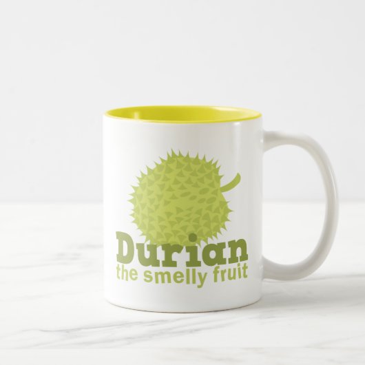 Durian die stinkende Frucht Zweifarbige Tasse (Rechts)