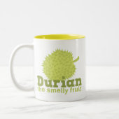 Durian die stinkende Frucht Zweifarbige Tasse (Links)