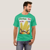 Durian-Eis-Bar-tropische FruchtPopsicle T-Shirt (Vorne ganz)