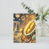 Durian Extravaganza Marina Bay Sands - Singapur Postkarte (Stehend Vorderseite)