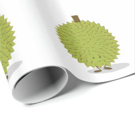 Durian-Frucht-Cartoon-Charaktere Geschenkpapier