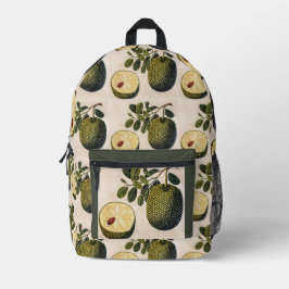 Durian Fruit and Foliage Bedruckter Rucksack