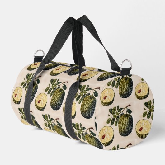 Durian Fruit and Foliage Duffle Bag (Linke Seite)