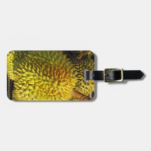 Durian Fruit Gepäckanhänger (Vorderseite horizontal)