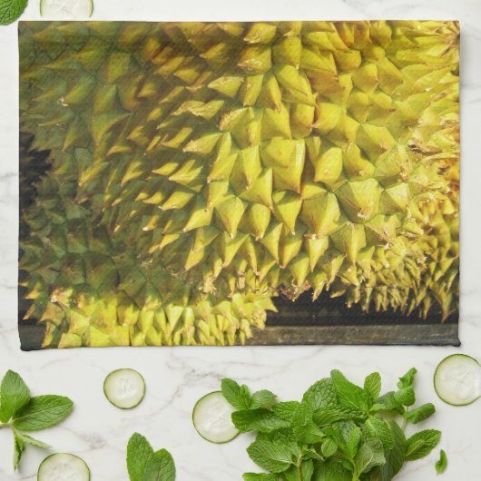 Durian Fruit Geschirrtuch (Gefaltet)