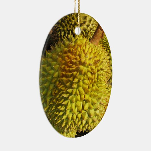 Durian Fruit Keramik Ornament (Rechts)
