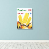Durian Ice Bar Tropical Fruit Popsicle Leinwanddruck (Insitu (Holzboden))