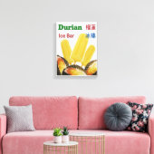 Durian Ice Bar Tropical Fruit Popsicle Leinwanddruck (Insitu (Wohnzimmer))