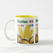 Durian Ice Bar Tropical Fruit Popsicle Zweifarbige Tasse (Links)