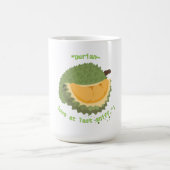 Durian"-Liebe endlich schnüffeln" Kaffeetasse (Mittel)