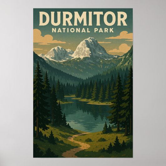 Durmitor-Nationalpark Poster (Vorne)