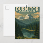 Durmitor-Nationalpark Postkarte (Vorne/Hinten)