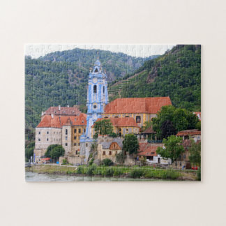 Durnstein und blauer Kirchenspion, Österreich Puzzle