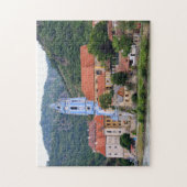 Durnstein und blauer Kirchenspion, Österreich Puzzle (Vertikal)