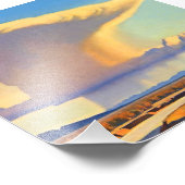 "Dürre und Downpour" von Maynard Dixon Fotodruck (Ecke)