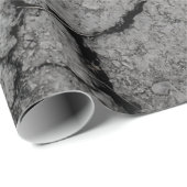 Dürredürre aus grauem Dreck Geschenkpapier (Rolleneckpunkt)