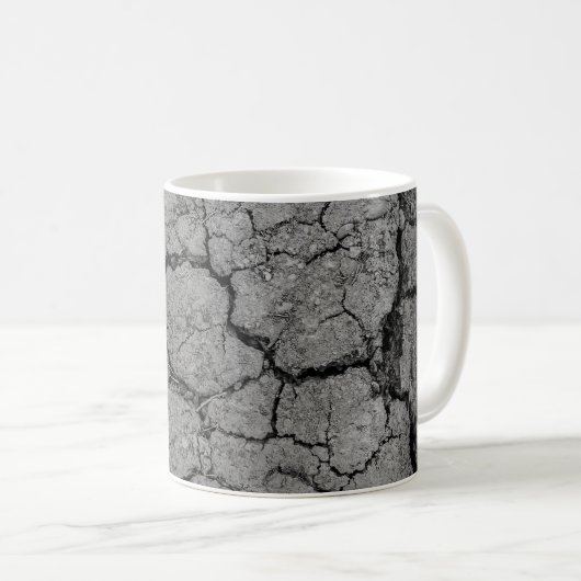 Dürredürre aus grauem Dreck Kaffeetasse (VorderseiteRechts)