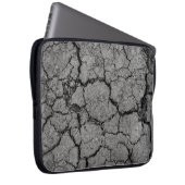 Dürredürre aus grauem Dreck Laptopschutzhülle (Vorne Rechts)