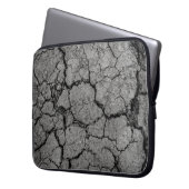 Dürredürre aus grauem Dreck Laptopschutzhülle (Vorderseite Links)
