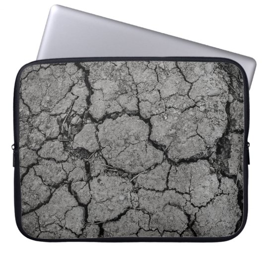 Dürredürre aus grauem Dreck Laptopschutzhülle (Vorderseite)