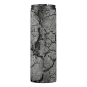 Dürredürre aus grauem Dreck Thermosbecher (Rückseite)