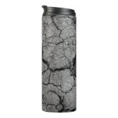 Dürredürre aus grauem Dreck Thermosbecher (Nach rechts gedreht)
