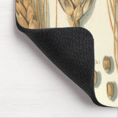 Dürreresistente Pflanze von Weizen, Vintage Landwi Mousepad (Ecke)