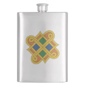 Durrow Knüpfarbeit 2016 Flachmann (Vorderseite)