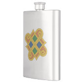 Durrow Knüpfarbeit 2016 Flachmann (Links)