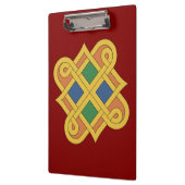 Durrow Knüpfarbeit 2016 Klemmbrett (Links)