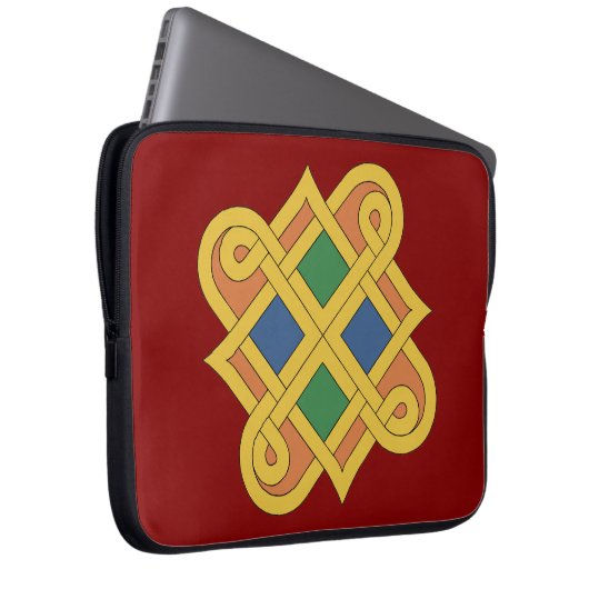 Durrow Knüpfarbeit 2016 Laptopschutzhülle (Vorne Rechts)