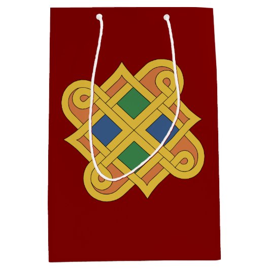 Durrow Knüpfarbeit 2016 Mittlere Geschenktüte (Vorderseite)