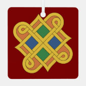 Durrow Knüpfarbeit 2016 Ornament Aus Metall (Rückseite)