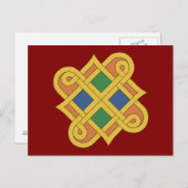 Durrow Knüpfarbeit 2016 Postkarte (Vorne/Hinten)