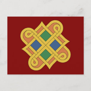 Durrow Knüpfarbeit 2016 Postkarte