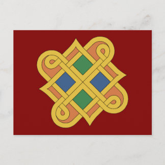 Durrow Knüpfarbeit 2016 Postkarte