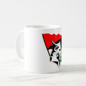 Durruti - Anarchy Flag Kaffeetasse (Vorderseite Links)