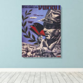 Durruti. Wahre Anarchisten sind_Propaganda Poster Leinwanddruck (Insitu (Holzboden))