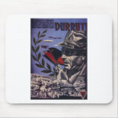 Durruti zivil war Original-Poster 1936 FAI Mousepad (Vorne)