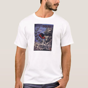 Durruti zivil war Original-Poster 1936 FAI T-Shirt