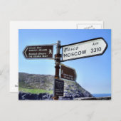 Dursey Island bis Moskauer Postkarte (Vorne/Hinten)