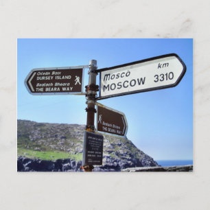 Dursey Island bis Moskauer Postkarte